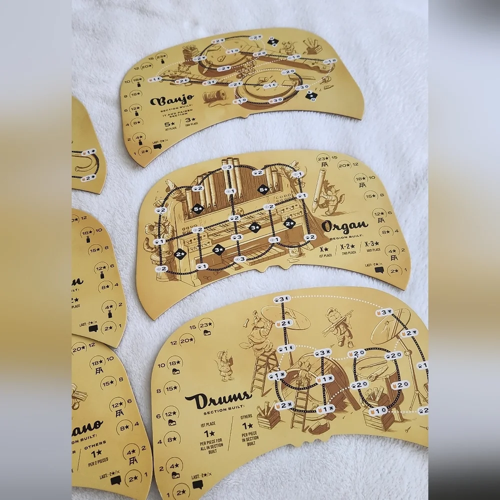 🎷 Shuffle and Swing Board Game Includes BONUS Instruments! 🐭